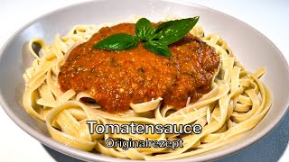 Leckere Tomatensauce Selber Machen  Einfaches Rezept [upl. by Lanita250]