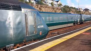 125 HST GWR Service Departing Penzance [upl. by Nnylrats498]