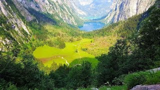 Hiking in the German Alps  Nationalpark Berchtesgaden Königssee [upl. by Gilemette3]