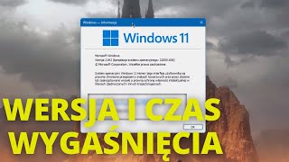 JAK SPRAWDZIĆ WERSJĘ I WAŻNOŚĆ LICENCJI SYSTEMU WINDOWS windows microsoft [upl. by Onitsirc337]