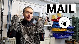 Making riveted chainmail [upl. by Kelleher]