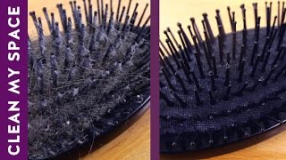 How to Clean Your Hairbrush A Minute to Clean [upl. by Aitetel]