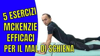 5 Esercizi Mckenzie per il Mal di Schiena Efficaci che ho testato [upl. by Giule171]