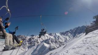 Oukaimeden Marrakech Morocco SnowboardingSkiing [upl. by Nicko120]