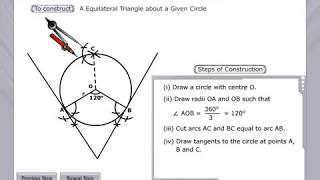 Equilateral Triangle Inscribed in a Circle  Fomula [upl. by Ruder]