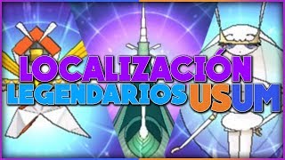 LOCALIZACION DE LOS POKEMON LEGENDARIOS EN POKEMON ULTRASOL Y ULTRALUNA [upl. by Guthrie743]