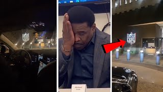 Michael Irvin Nearly CRIES When Arriving At NFL Network after Winning 100 Million Lawsuit [upl. by Lladnarc]