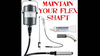 Flex Shaft Maintenance Dremel Foredom Rotary Tool Pendant Motor Maintenance [upl. by Mcmath]