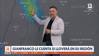 Se viene la lluvia ¿Cuánto lloverá en las distintas regiones de Chile [upl. by Salamanca]