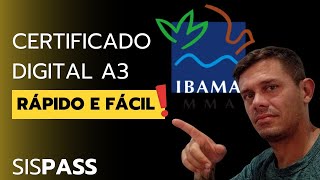 Como emitir certificado digital a3 criadores de pássaros sispass ibama [upl. by Fulmis316]