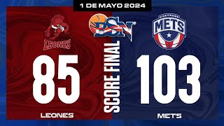 Mets de Guaynabo vs Leones de Ponce  Juego Resumido  BSN2024 [upl. by Cyrus329]