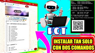 Como TENER un BOT para tu GRUPO de WhatsApp  FÁCIL y RÁPIDO [upl. by Evanthe]