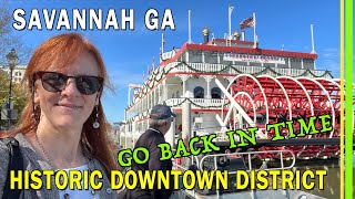 DOWNTOWN SAVANNAH GEORGIA HISTORIC DISTRICT  GO BACK IN TIME IN THIS RICHLY PRESERVED CITY  EP209 [upl. by Atteynek355]