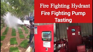 Fire Hydrant System  What Is Fire Fighting System  Fire Pump Tasting  Hydrant Tasting Karne Ka ta [upl. by Boucher]