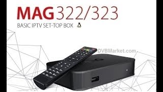 How to add IPTV channels on MAG322  MAG323 [upl. by Enaled]