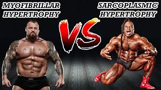 Myofibrillar Hypertrophy vs Sarcoplasmic Hypertrophy Explained in under 5 Minutes [upl. by Demmy]