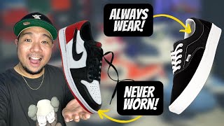 WHAT SNEAKERS DO I USUALLY WEAR  MY BEATER SNEAKER ROTATION [upl. by Giulia]