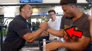 Doctor Reacts to Larry Wheels Arm Break Video Arm Wrestling [upl. by Yodlem]