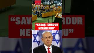 Slovenya Başbakanı BM kürsüsünde kimsenin yapamadığını yaptı quotNetanyahu savaşı durdurquot shorts [upl. by Helsie]