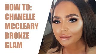 Pout Patrol x Chanelle McCleary Bronze Glam MakeupTutorial [upl. by Massey]