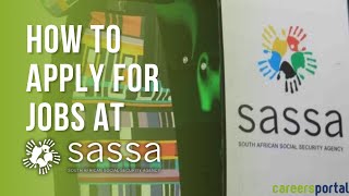 How To Apply For Sassa Jobs  Careers Portal [upl. by Etnoel149]