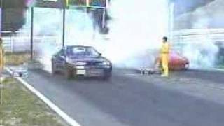 Drag Race  R32 Skyline Vs 300ZX Twin Turbo [upl. by Dash]