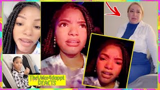 Halle Bailey TURNS UP On Nail Lady 🤬 Nail Lady Cries On Social Media 🤬 Halles Fans NOT playing [upl. by Jannelle929]