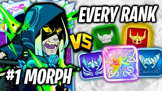 1 Morph Player vs EVERY Rank until he loses [upl. by Buckley]