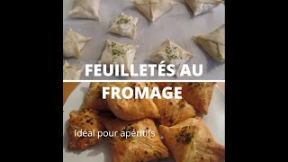 FEUILLETÉS AU FROMAGE  TRÈS SIMPLE ET RAPIDE A FAIRE [upl. by Esikram470]