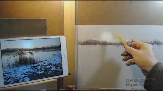 Easy Soft Pastel Lesson for Beginner Landscape using Nupastel [upl. by Judson373]