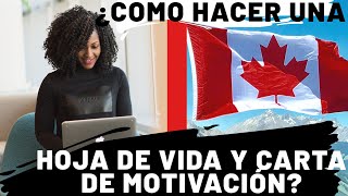 COMO HACER UNA HOJA DE VIDA CON ESTÁNDARES CANADIENSES [upl. by Anaderol]