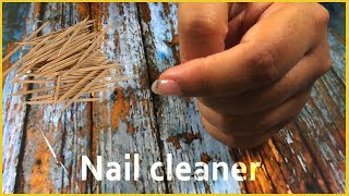 Toothpicks hacks 21 – Nail cleaner [upl. by Fachini]