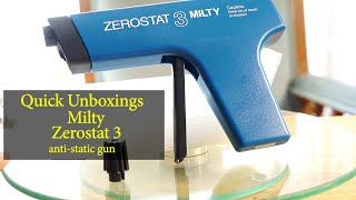 Milty zerostat III unboxing  opening my new zerostat antistatic device [upl. by Salb]