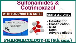 Chemotherapy of Antibiotics  Sulfonamide Cotrimoxazol Introduction and Mechanism of Action Hindi [upl. by Studley98]