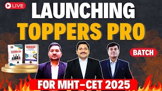 LAUNCHING TOPPERS PRO BATCH FOR MHTCET 2025  MAHARASHTRAS MOST POPULAR MHTCET BATCH  DINESH SIR [upl. by Yesteb]