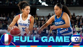 France v Israel  Full Basketball Game  FIBA Womens EuroBasket 2025 Qualifiers [upl. by Imeaj]