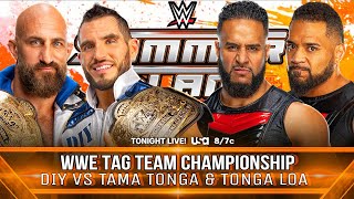 WWE 2K24  DIY VS Tama Tonga amp Tonga Loa  WWE Tag Team Championship  SummerSlam [upl. by Cilka349]