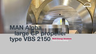 Large Controllable Pitch propeller for container vessel [upl. by Aneerol]