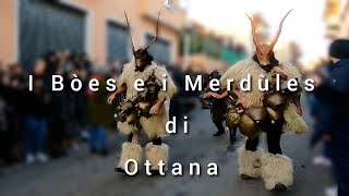 I Bòes e i Merdùles Maschera di ottana samugheo 2023 sardegna carnevale2023 [upl. by Yruok]