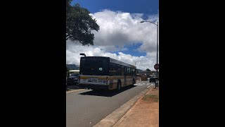 Thebus Honolulu Bus 653 Gillig Low Floor 40 Ft Route 43 Waiawa [upl. by Nahgiem170]