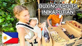 Visiting Kaputian beach park Buying one of my favourite fruits in the Philippines 🇵🇭 [upl. by Salem]