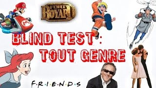 Blind test tout genre  dessin animé jeu vidéo manga film chanson émission Disney série [upl. by Akinad66]