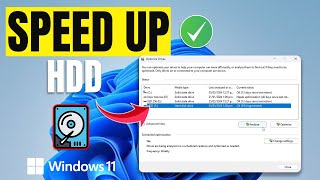 How to Defragment Drives in Windows 11 on PC  Increase HDD Speed Like SSD [upl. by Moreta975]