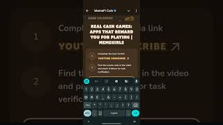 REAL CASH GAMES APPS THAT REWARD YOU FOR PLAYING  MEMEGIRLS  Memefi New Video Code [upl. by Murat]