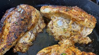 Better Than Ruth Chris Stuffed Chicken How to Cook Stuffed Chicken Breast  Seriously Bomb [upl. by Solitta365]