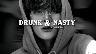 drunk and nasty X werkkk  speed up  reverb   tisakorean X pierre bourne ft sharc [upl. by Zumstein]