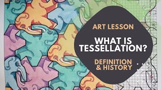 Tessellation Art  What is tessellation art  History and Origin [upl. by Jotham]