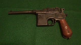 Mauser C96 Broomhandle SemiAuto Pistol [upl. by Nosak463]