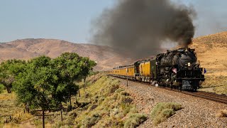 Big Steam Across Nevada  UP 4014 Big Boy from Sparks to Winnemucca [upl. by Geno]