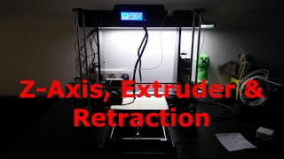 Anet A8  Z Axis Switch Extruder amp Retraction [upl. by Sabelle193]